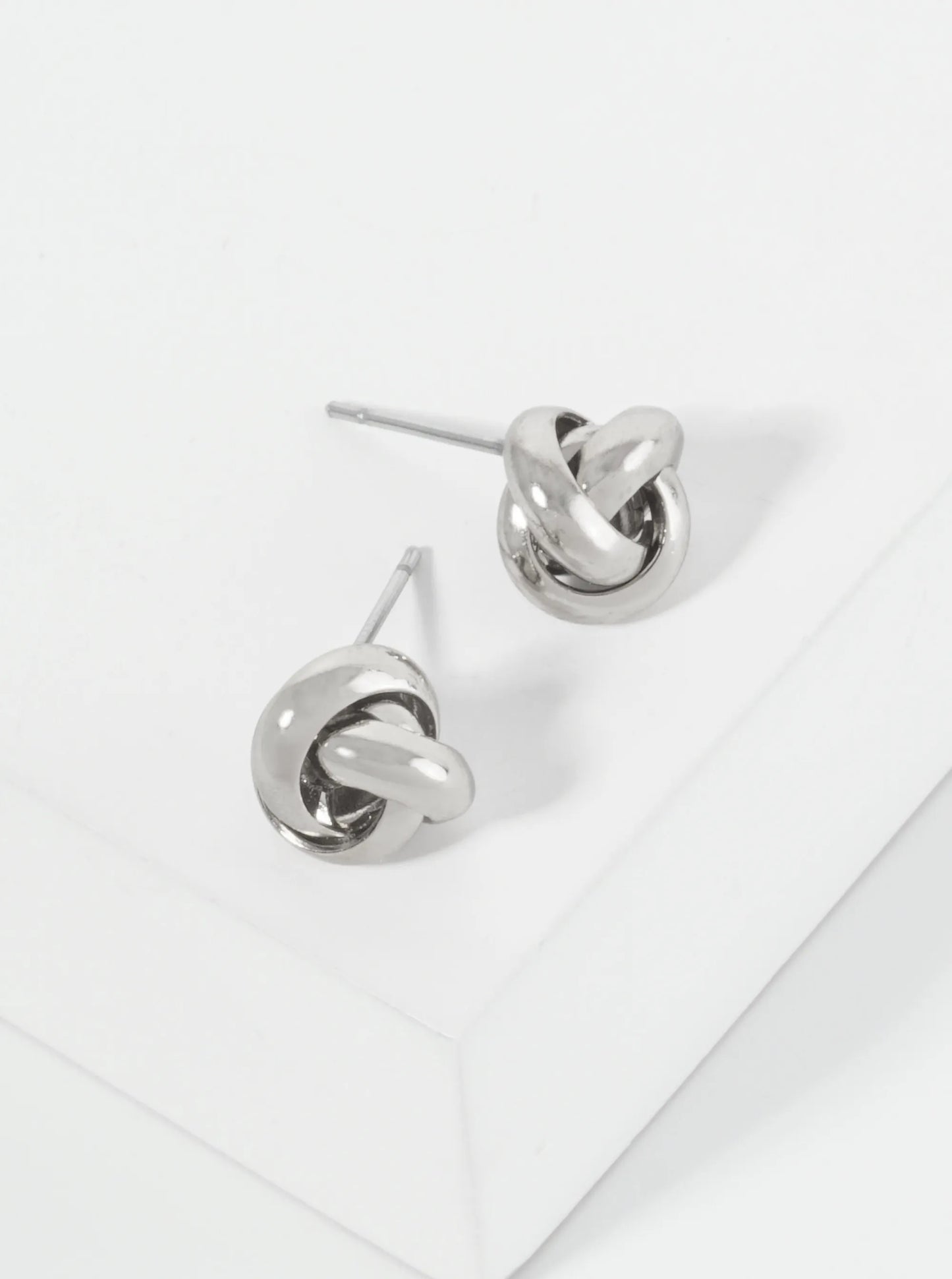 10mm Classic Love Knot Stud Earrings