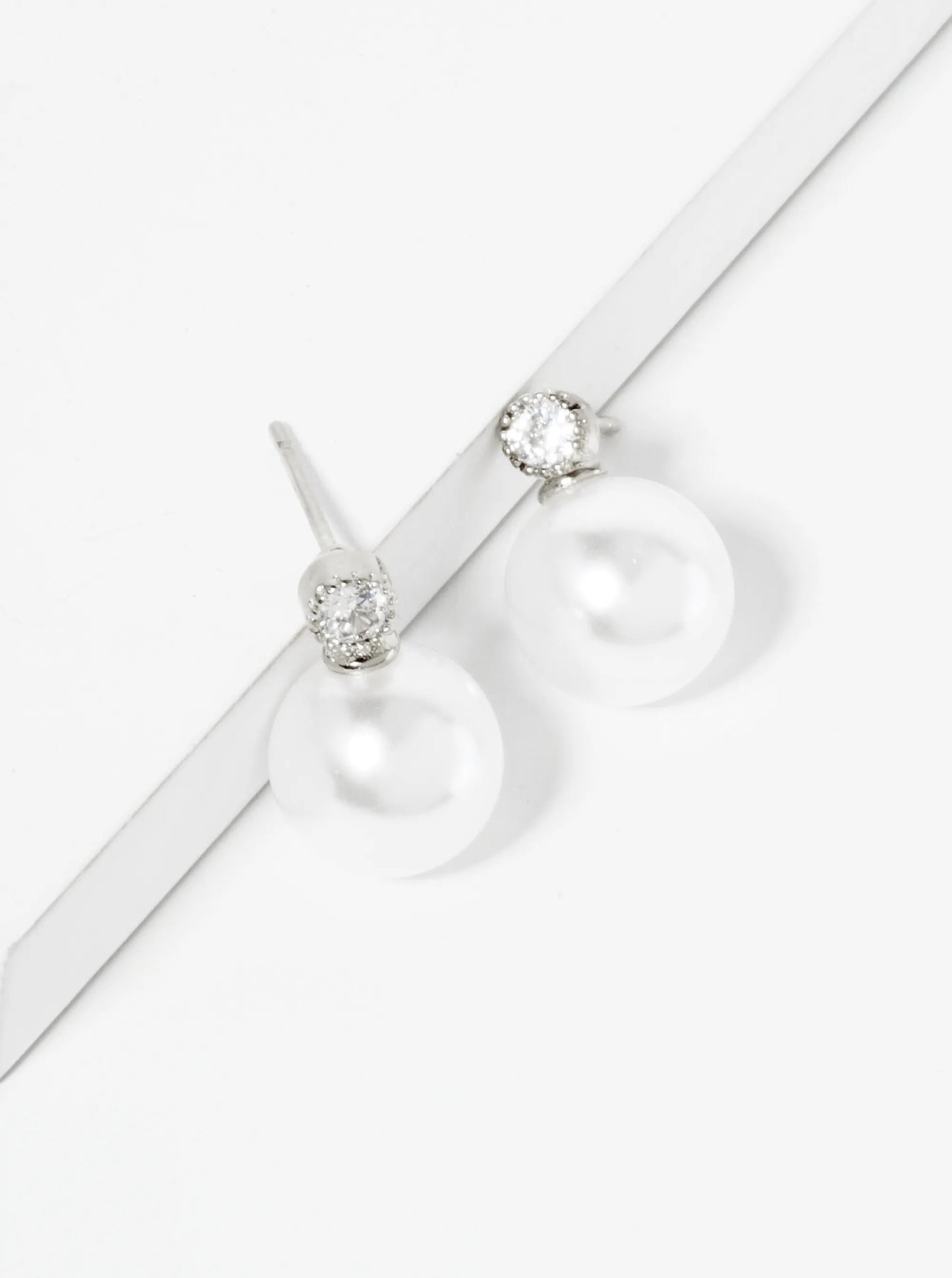 10mm Pearl Drop Post Earrings