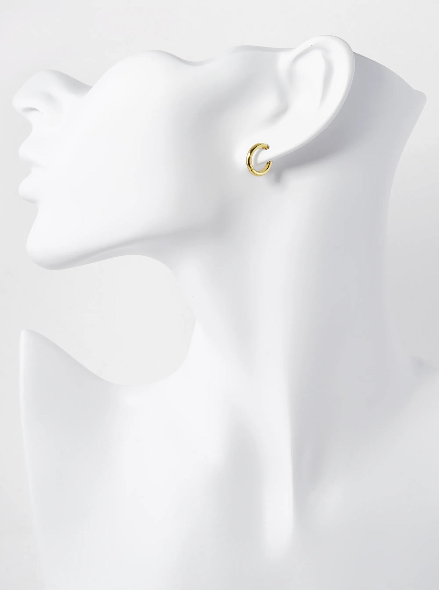 10mm Stainless Steel Huggie Hoop Earrings