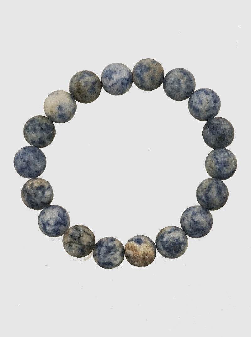 10mm Semi Precious Natural Stone Beads Stretch Bracelet