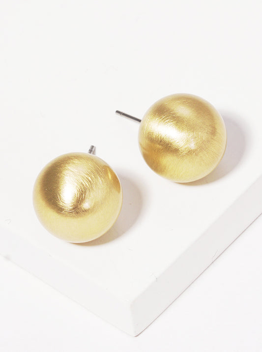Brushed Metal Geometric Cut Out Square Round Lightweight Fish Hook Dangle Drop Earrings