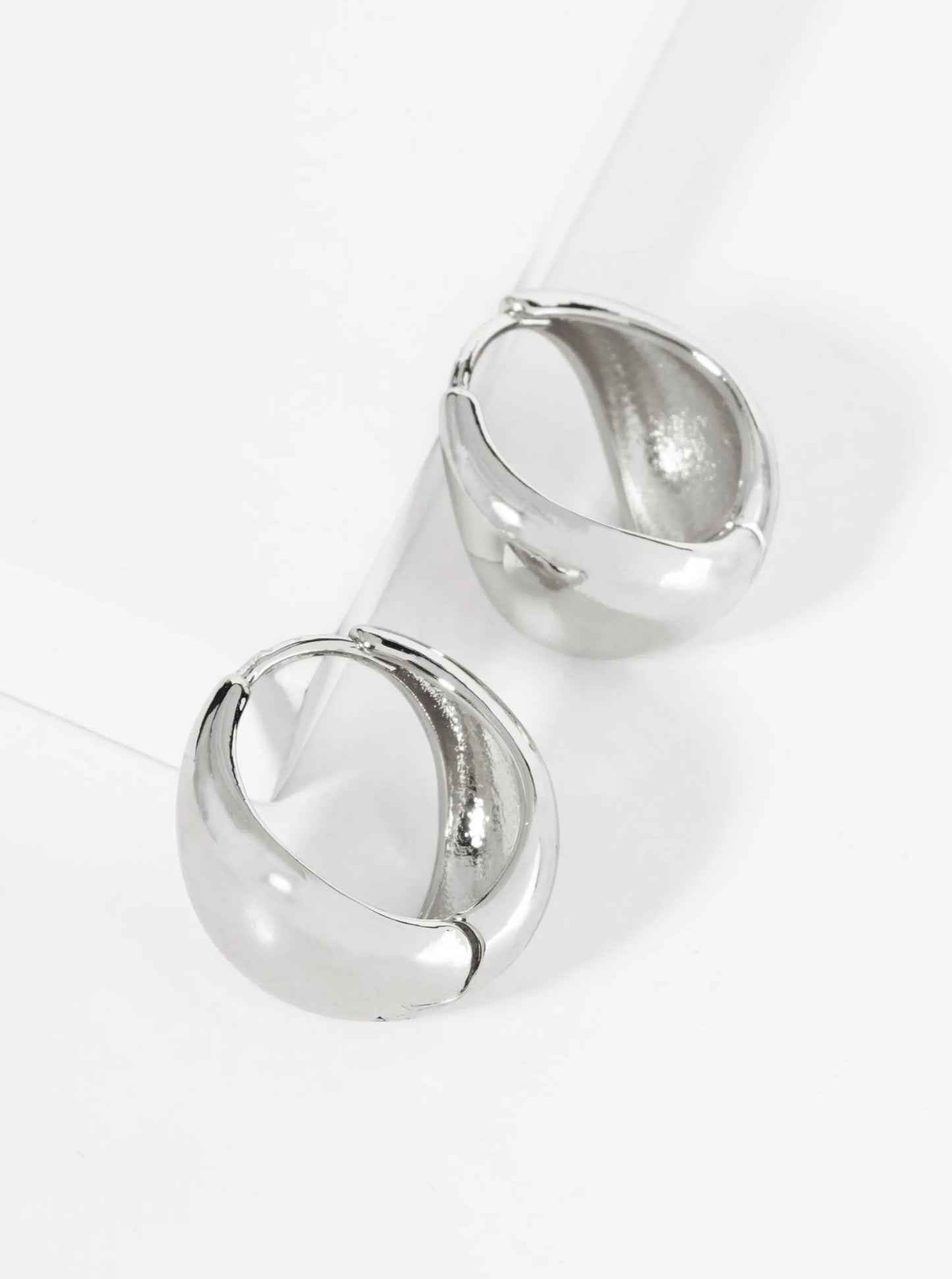 14K Gold Dipped 17mm Bold Huggie Hoop Earrings
