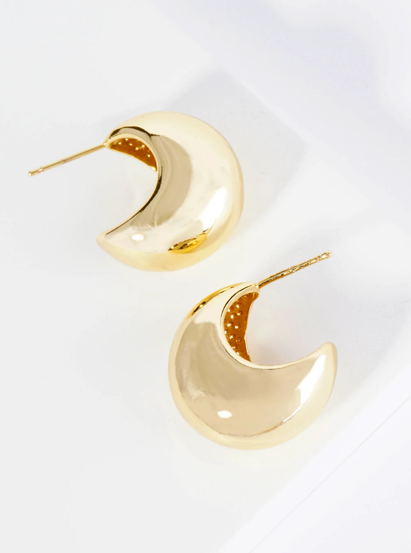 14K Gold Dipped 20mm Bold Hollow Open Hoop Earrings