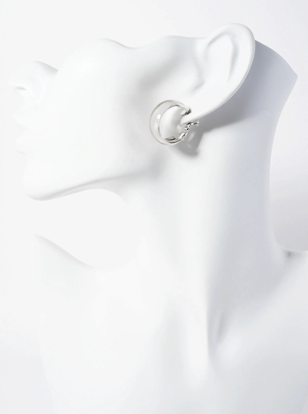 14K-Gold-Dipped Polished Brass 20mm Latch-Back Hoop Earrings With 9mm Thickness