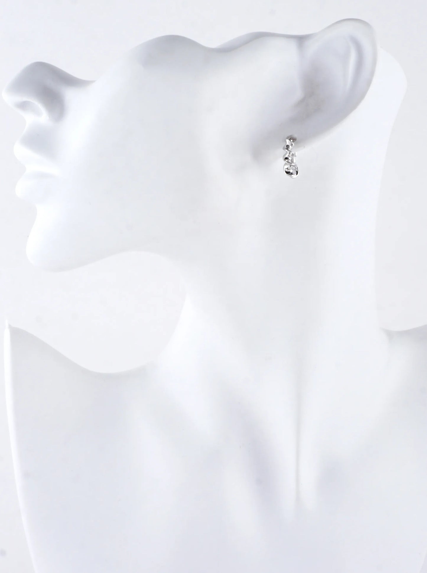 14K Gold Dipped Spiral Brass Hoop Earrings Small