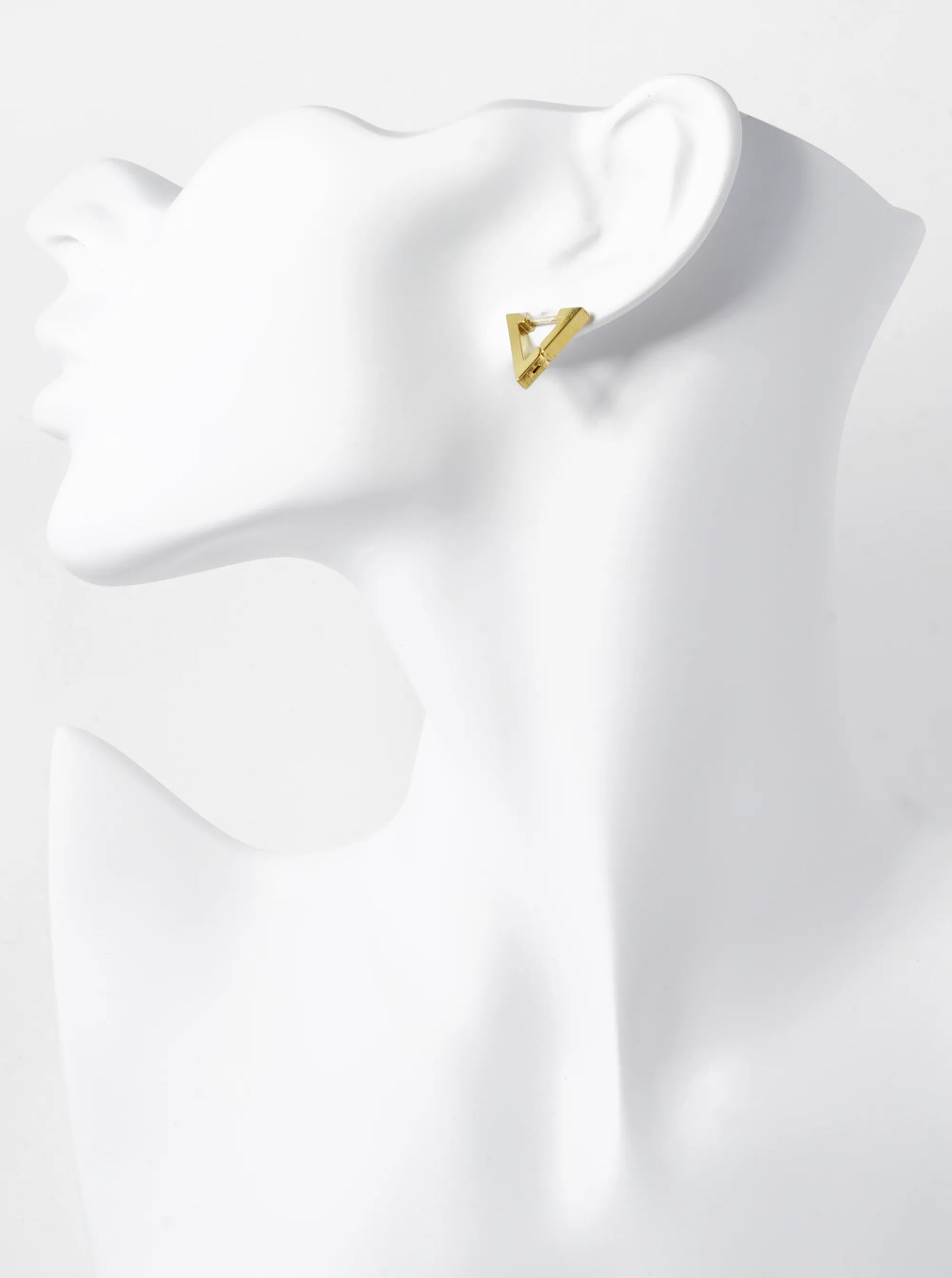 15mm Triangle Shape Stainless Steel Huggie Hoop Earrings