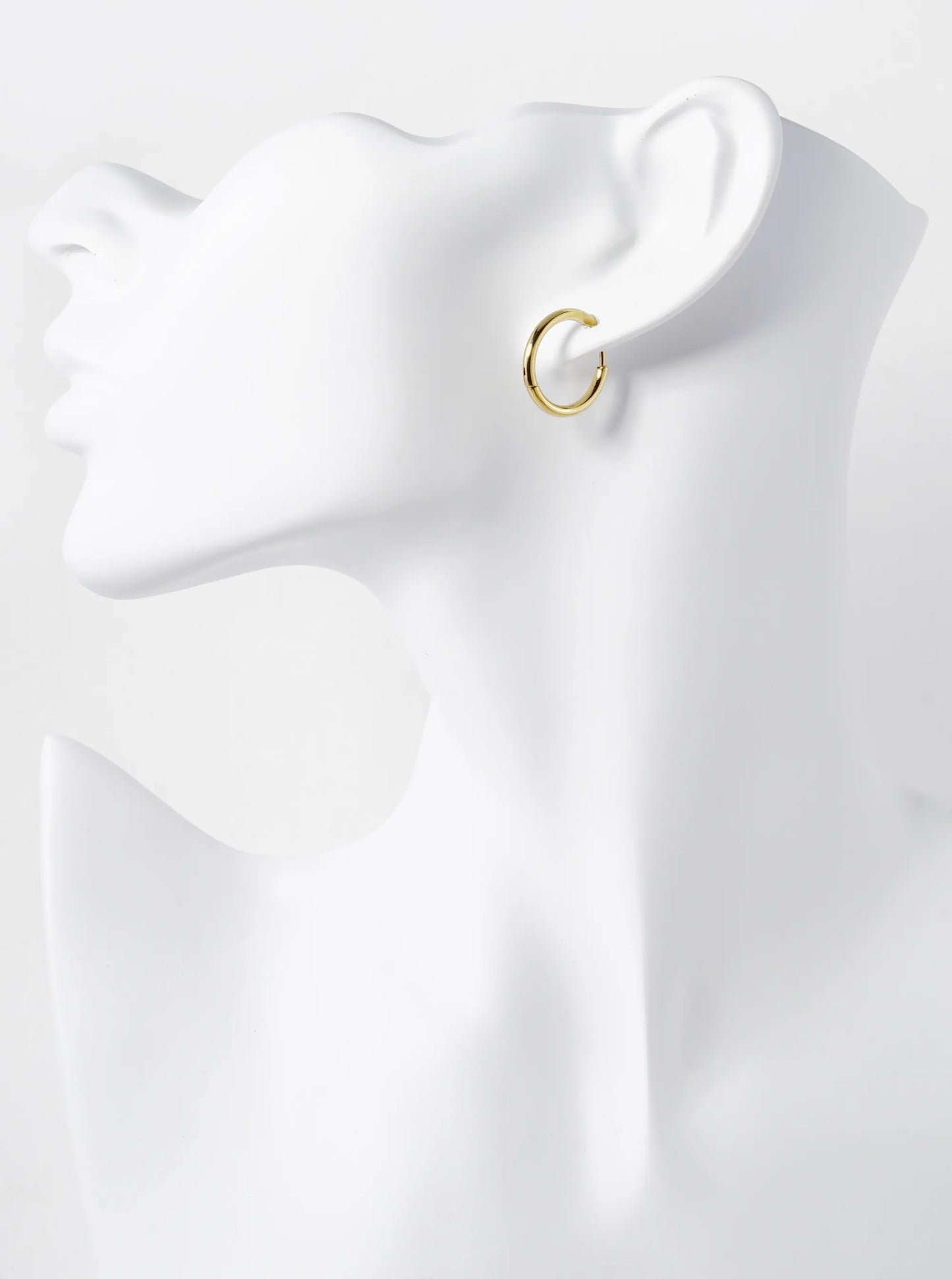 17mm Stainless Steel Huggie Hoop Earrings