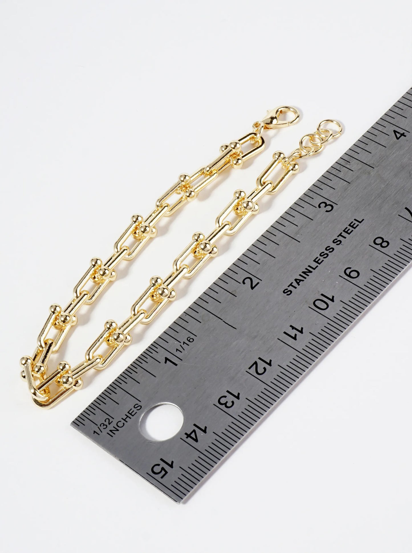18K Gold Dipped 10mm HardWear Chain Bracelet