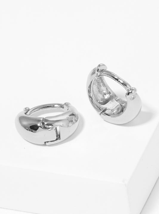 18K Gold Dipped 10mm Huggie Earrings