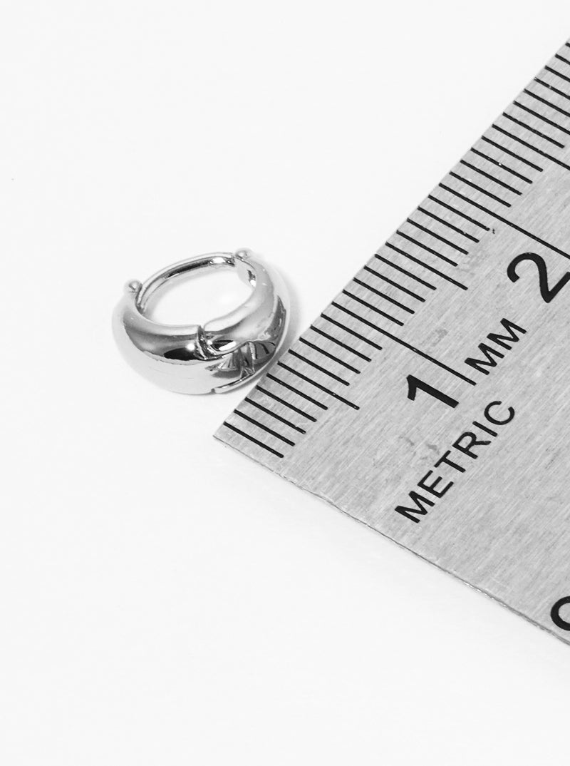 18K Gold Dipped 10mm Huggie Earrings