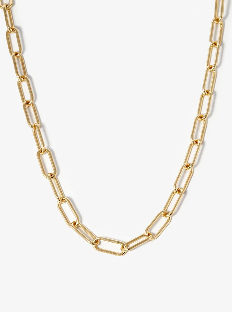 18K Gold Dipped 20mm Link Chain Necklace