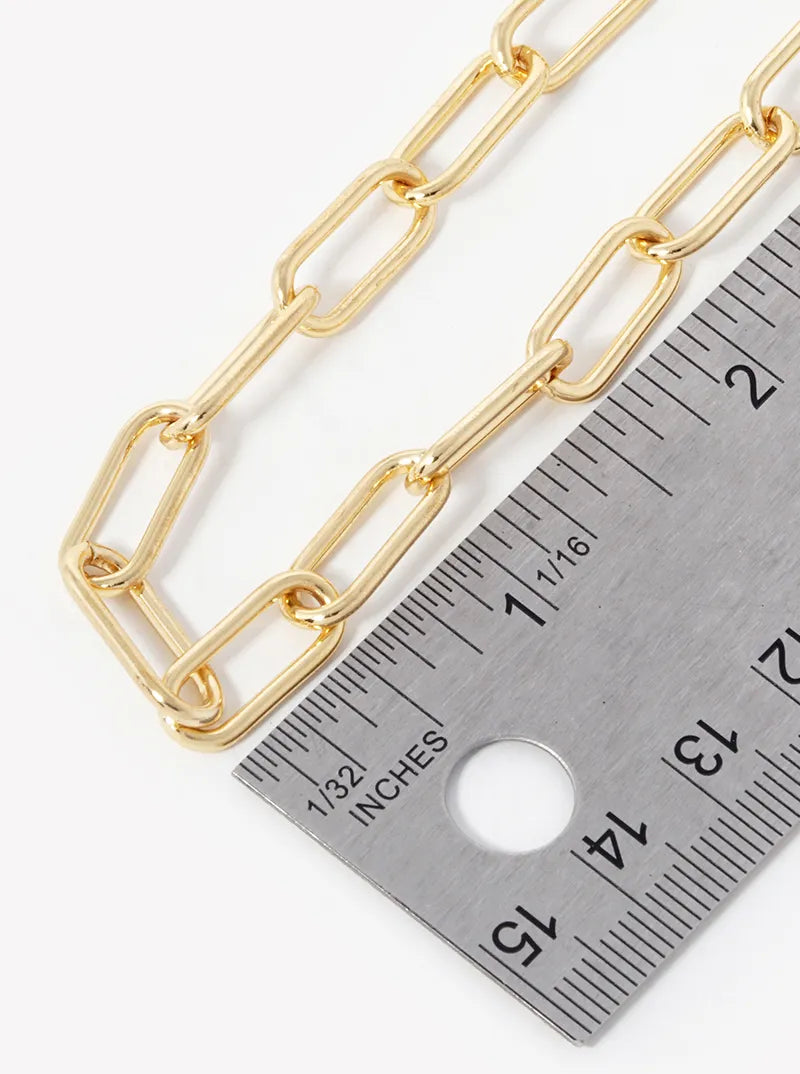 18K Gold Dipped 20mm Link Chain Necklace