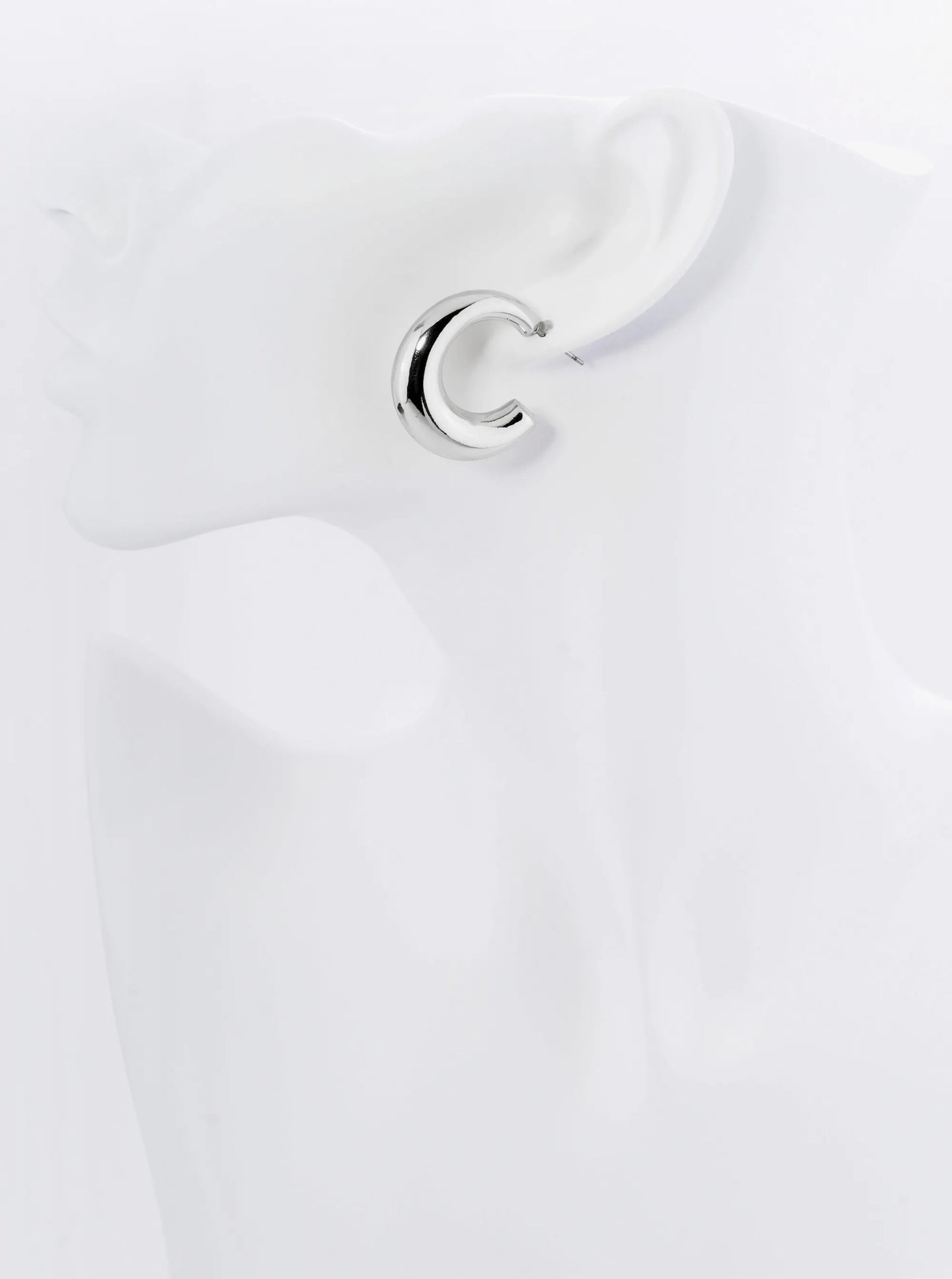18K Gold Dipped 30mm Chunky Tapered Hoop Earrings