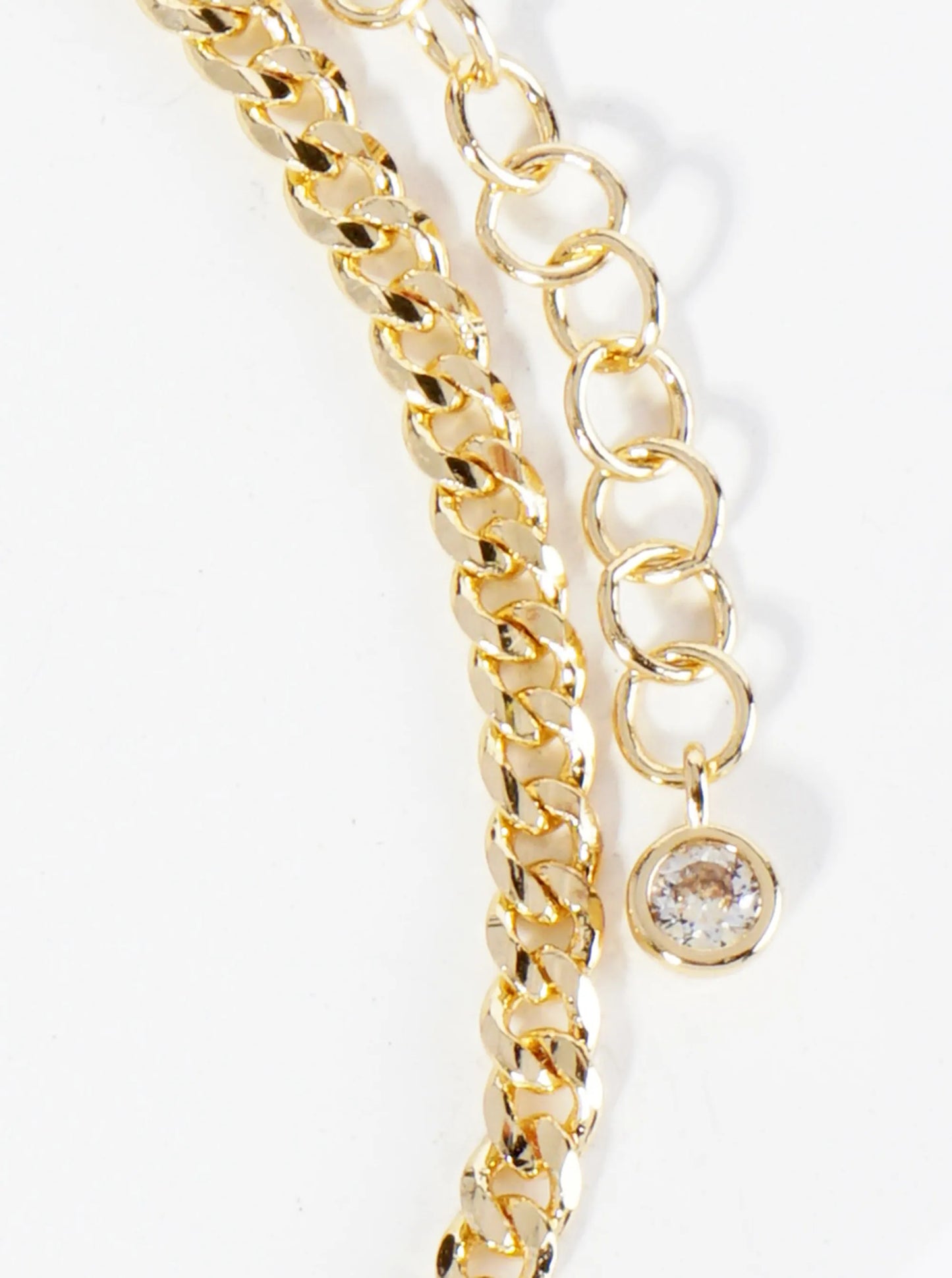 18K Gold Dipped 2mm Unique Brass Chain Anklet