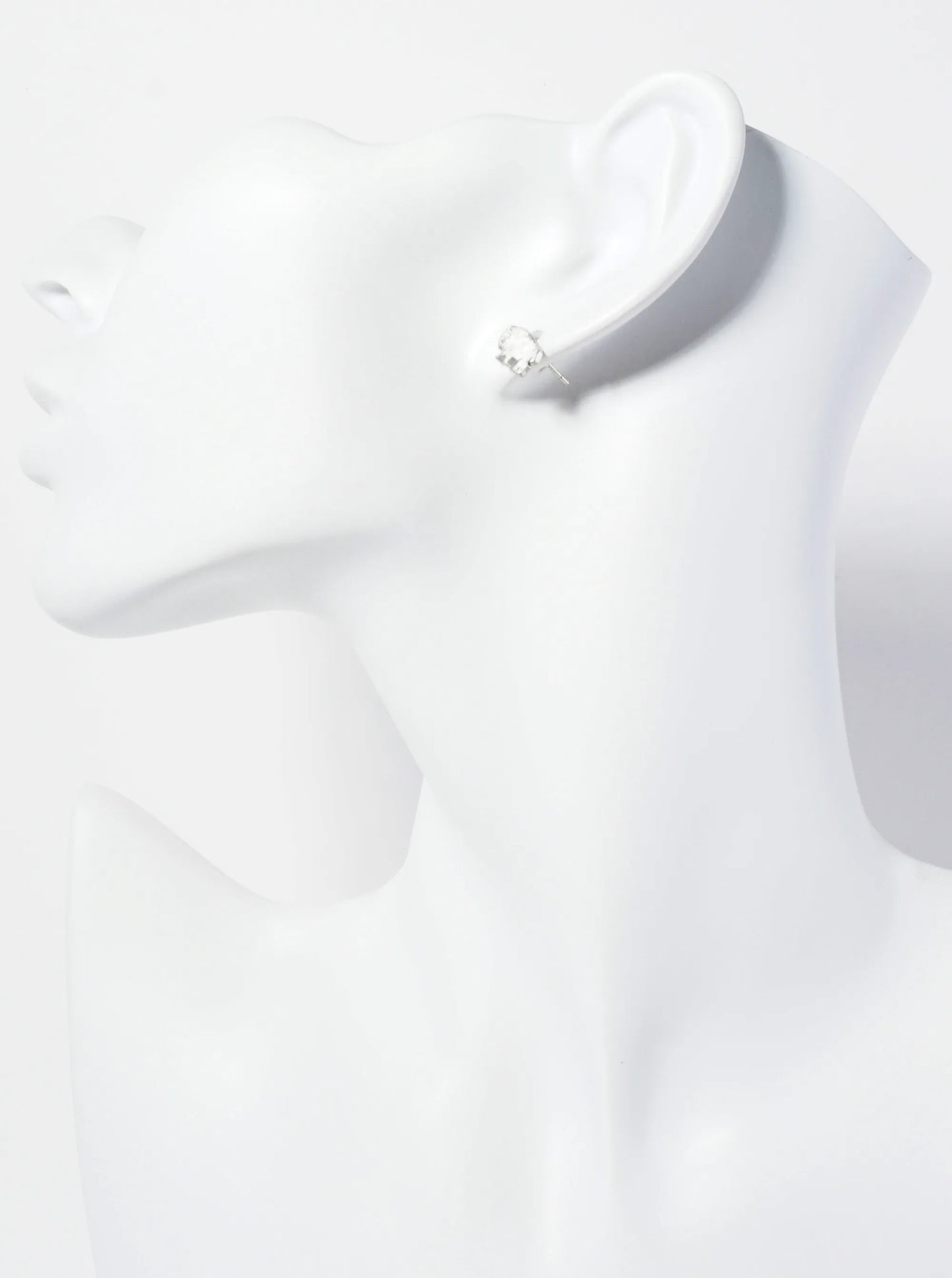 18K Gold Dipped Brushed Brass Buffalo Stud Earrings
