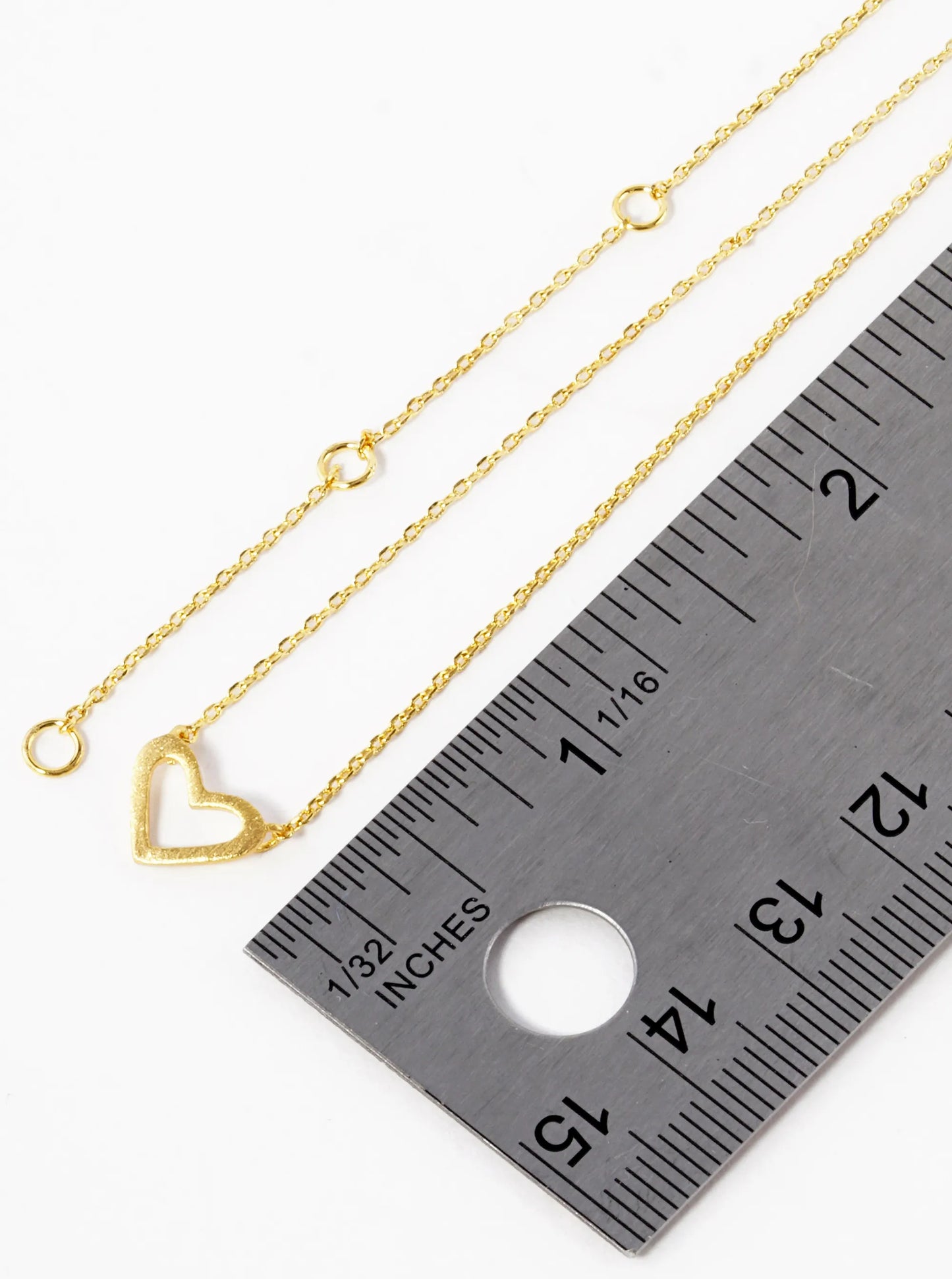 White Gold Dipped BFF Engraved Brushed Metal Heart Pendant Necklace