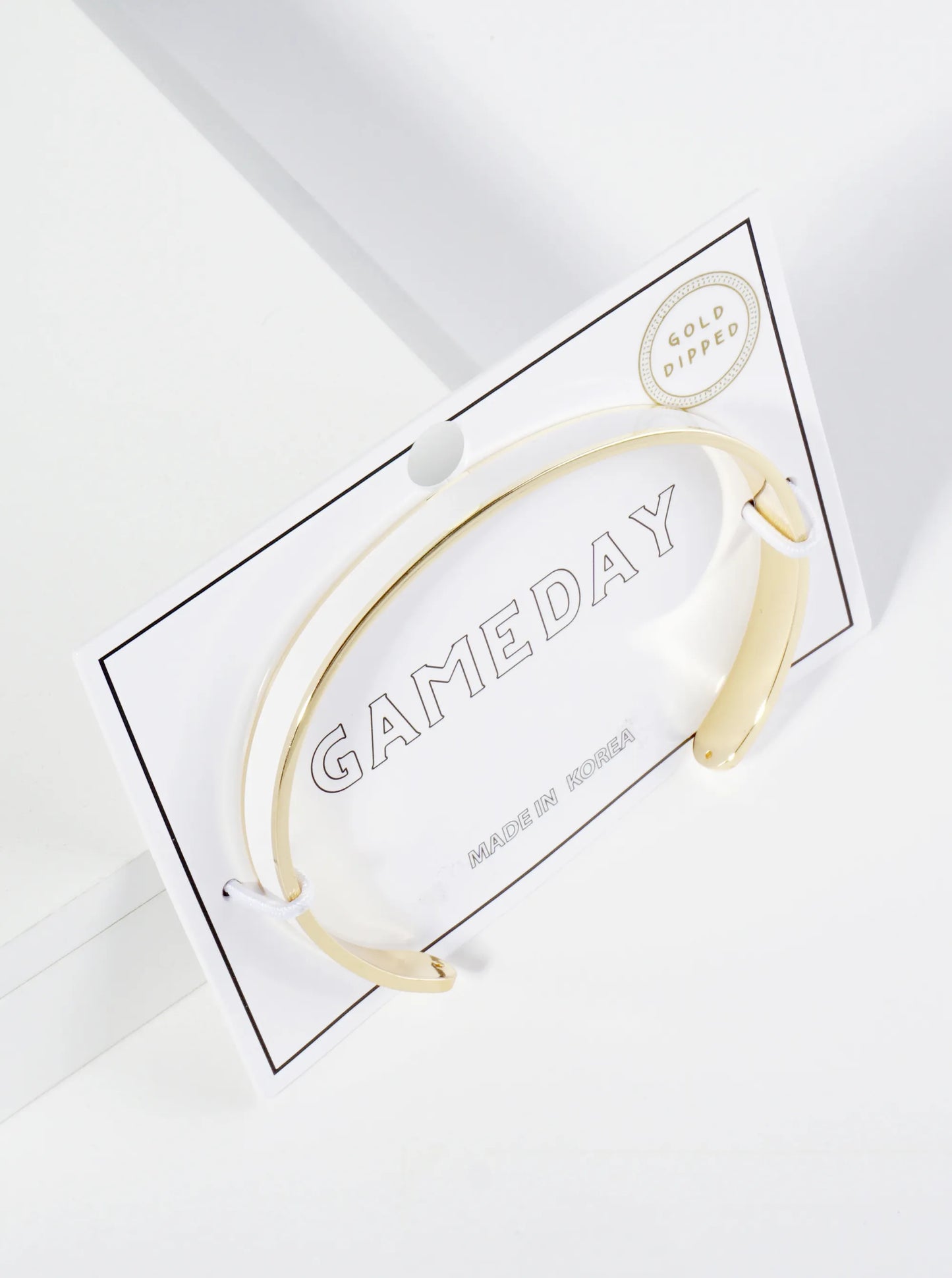 18K Gold Dipped Enamel Color Game Day Cuff Bracelet