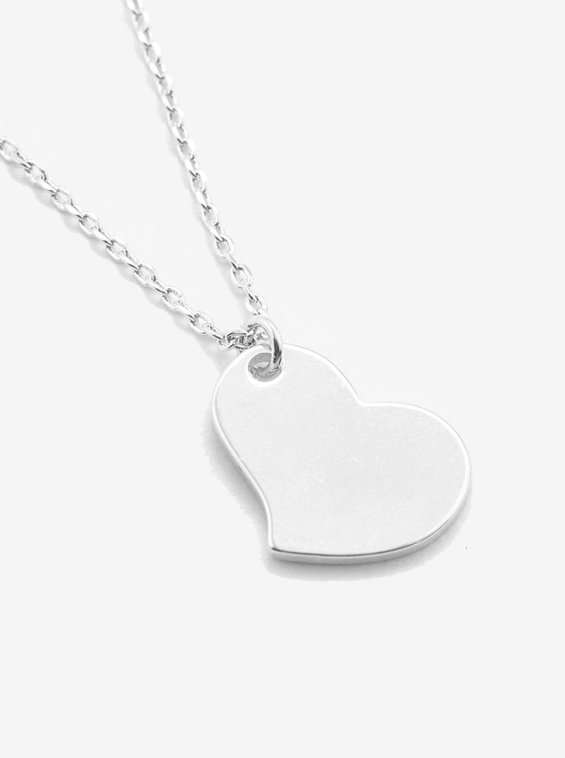 18K Gold Dipped Valentines Day Heart Pendant Necklace