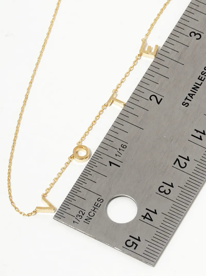 18K GOLD DIPPED BRASS LOCK PENDANT NECKLACE