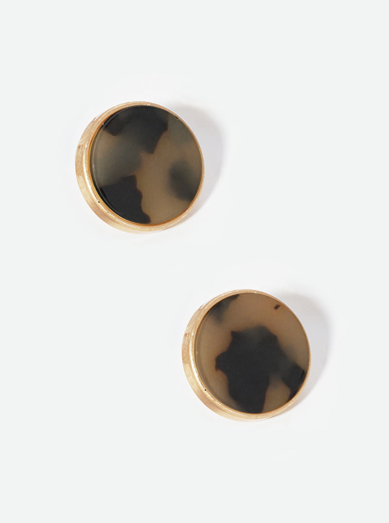 18mm Round Post Stud Earrings