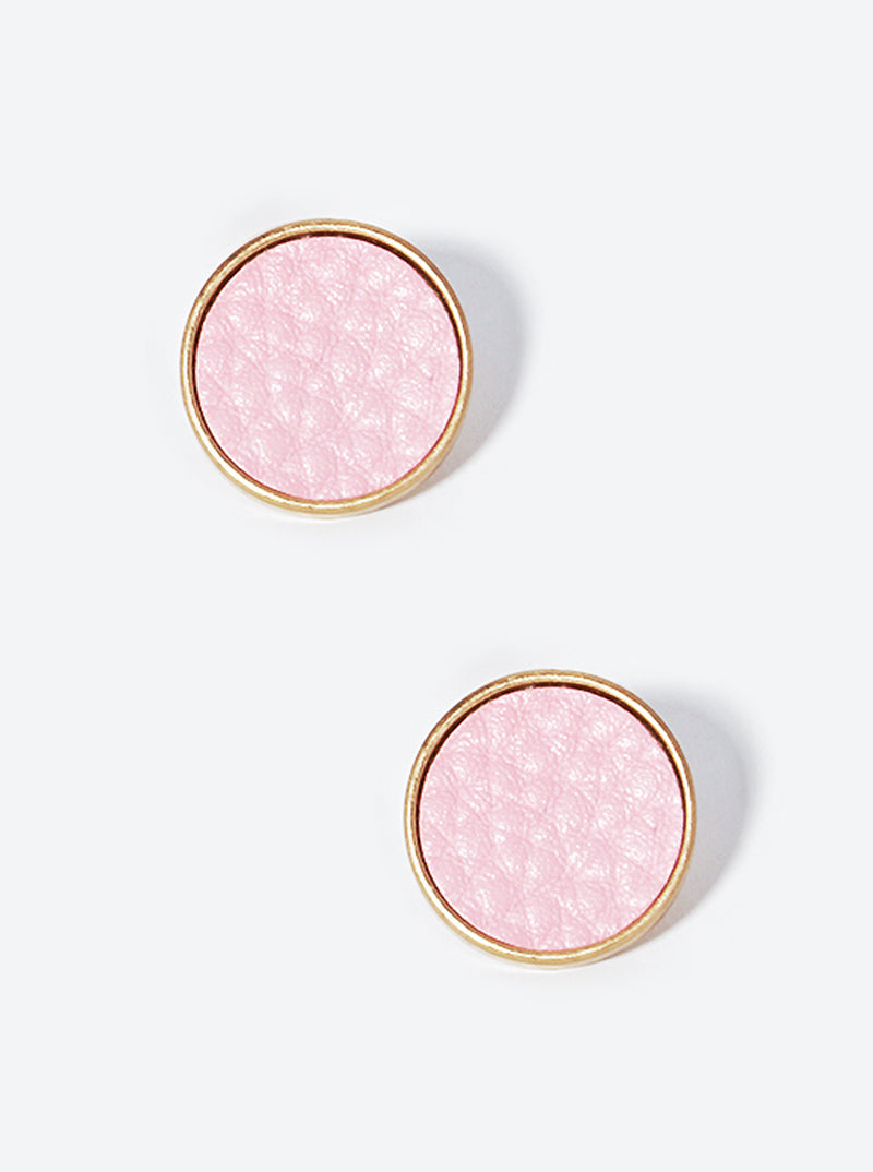 18mm Round Post Stud Earrings