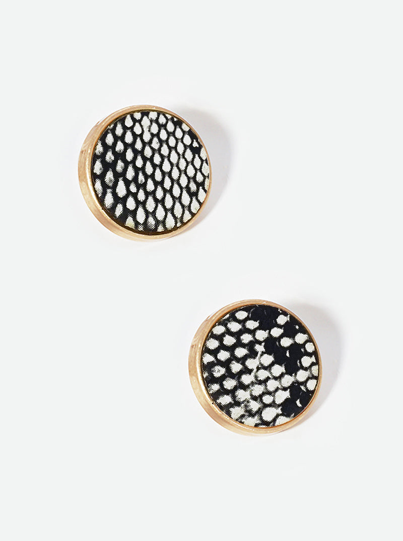 18mm Round Post Stud Earrings