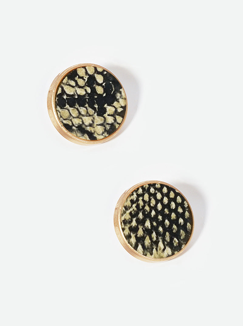 18mm Round Post Stud Earrings
