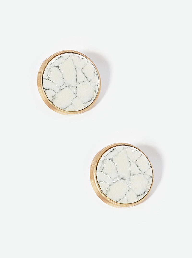 18mm Round Post Stud Earrings