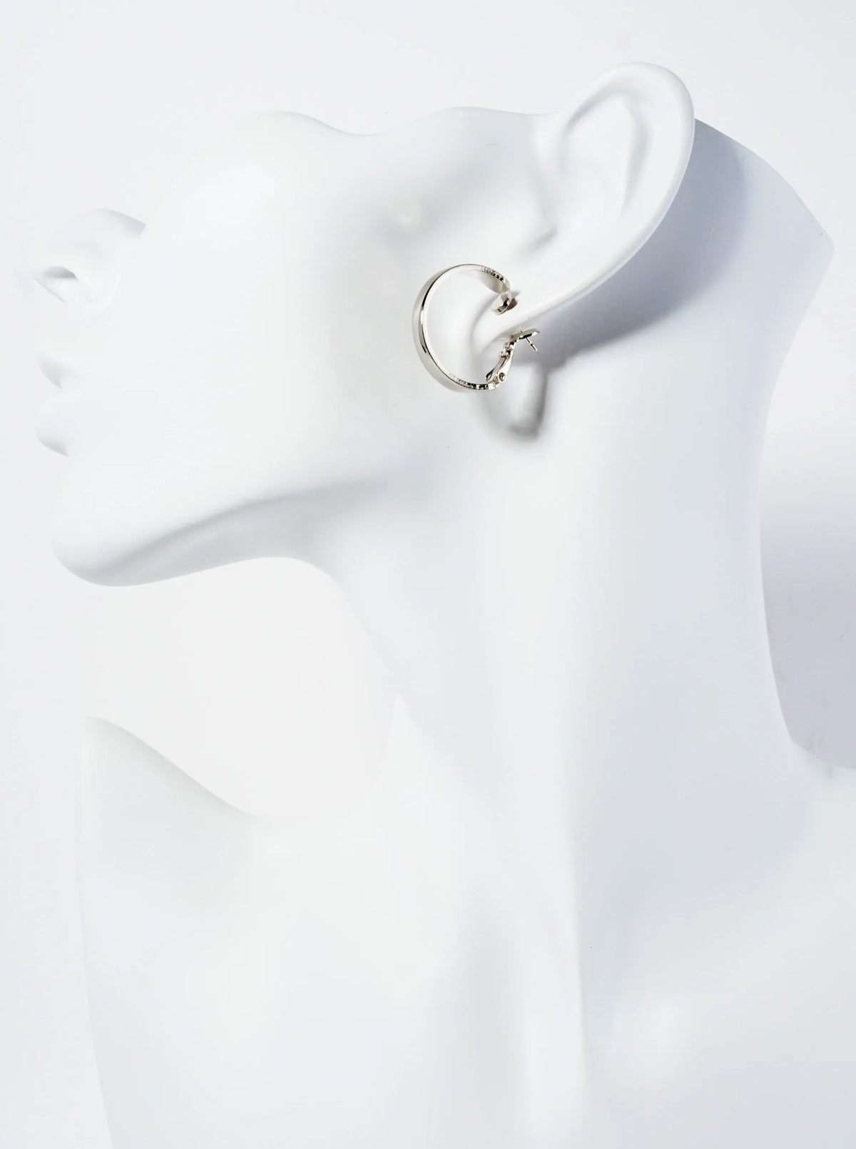 20mm 14K-Gold-Dipped Polished Brass Latch-Back Hoop Earrings