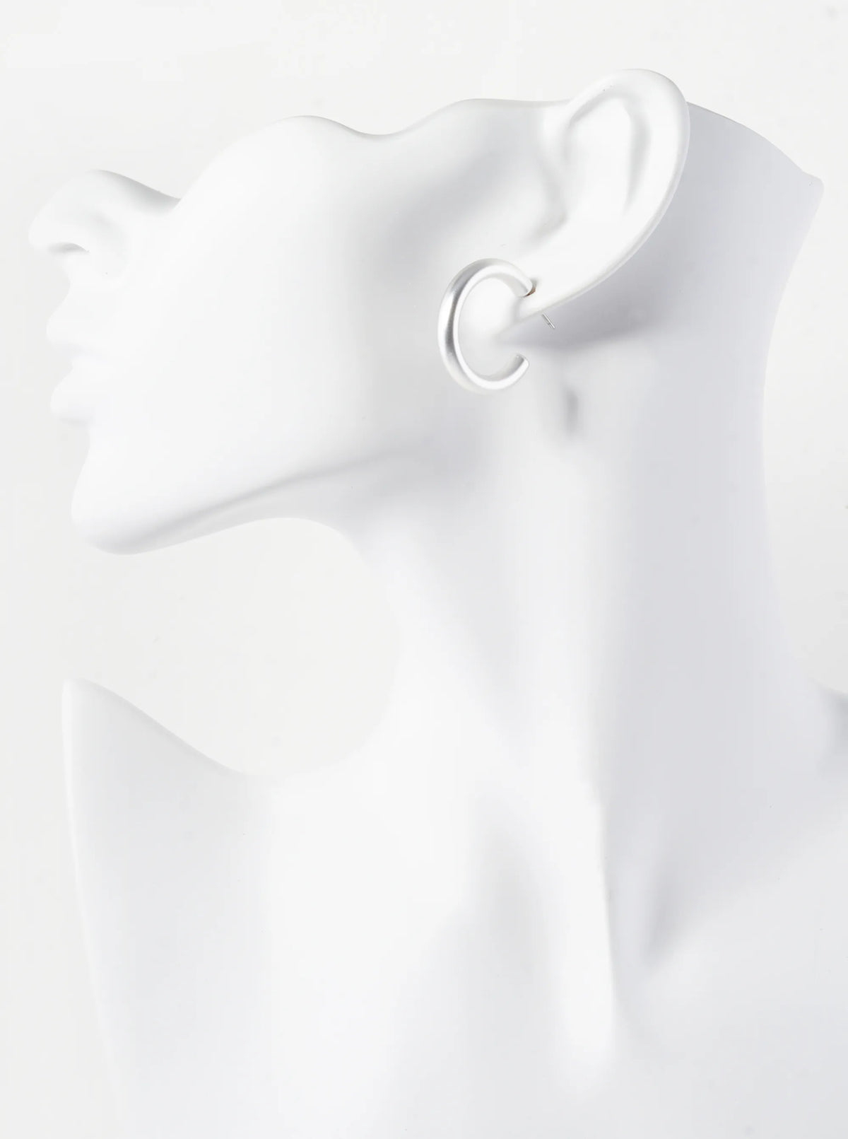 25mm Polished Brass Hollow Hoop Earrings