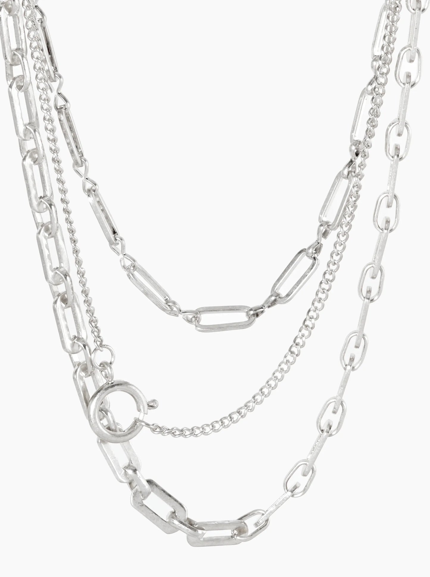 3-PC Multi Link Chain Necklace Set