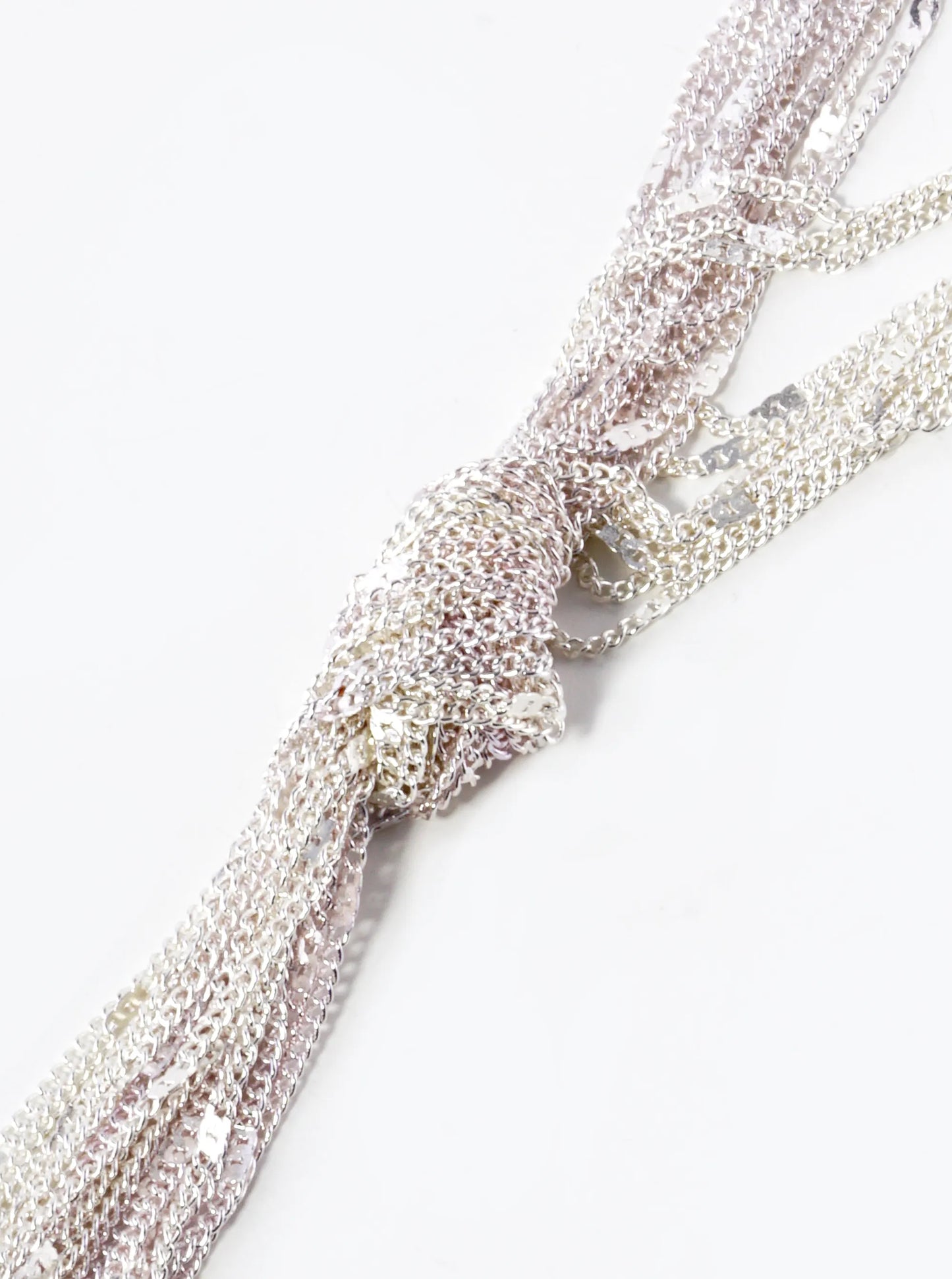 30 Inch Long Chain Knot Y Lariat Necklace
