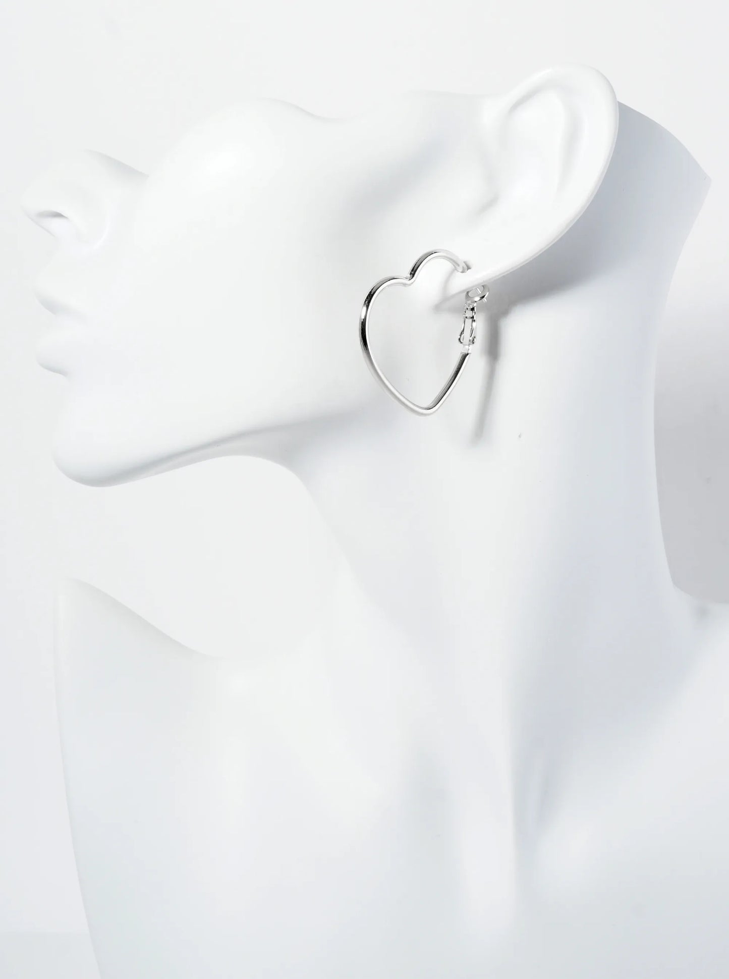 30mm 14K-Gold-Dipped Textured Two Interlocking Latch-Back Hoop Earrings