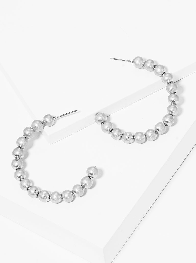 45mm CCB Plastic Hoop Earrings
