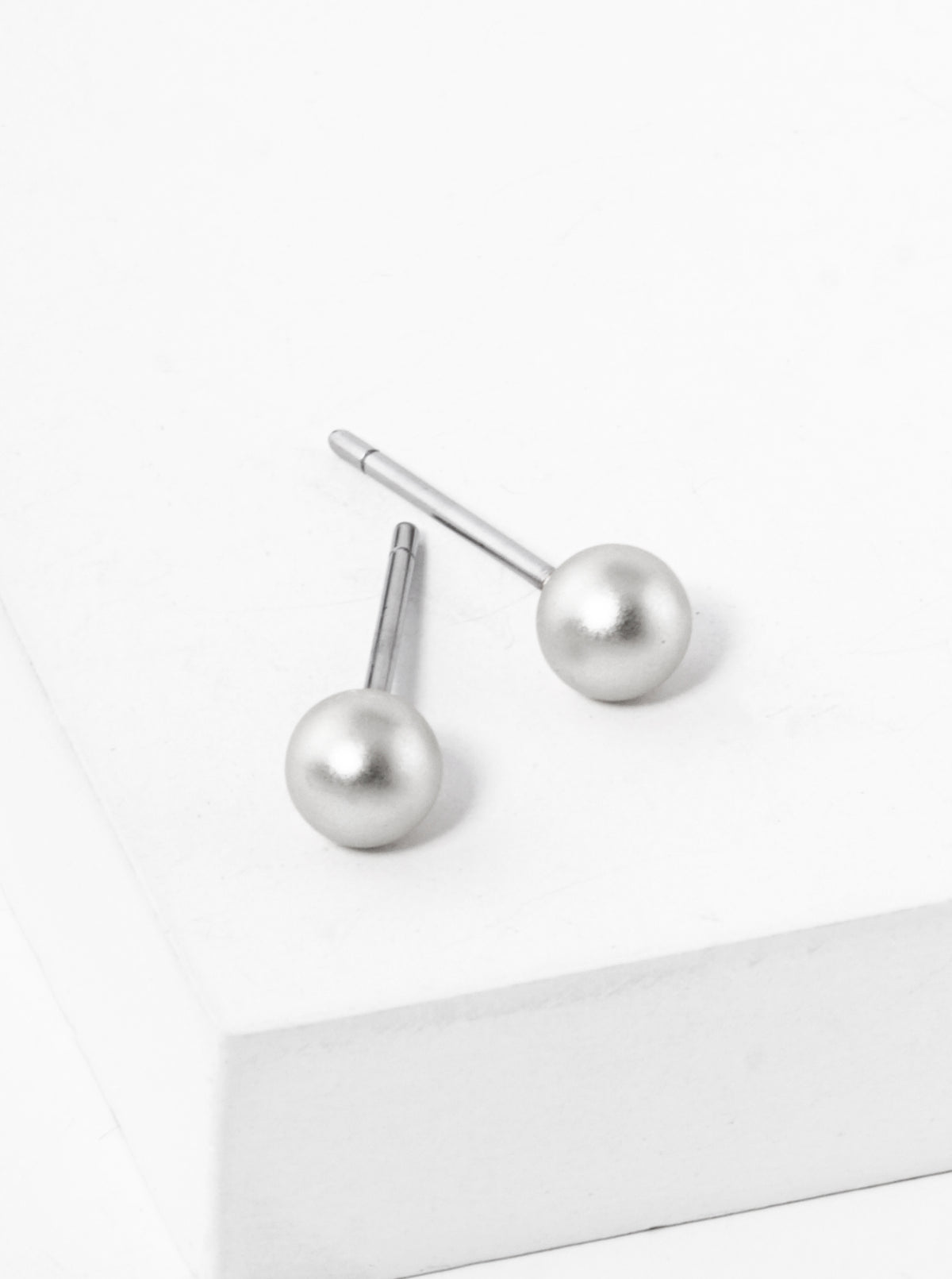 4mm Ball Stud Earrings
