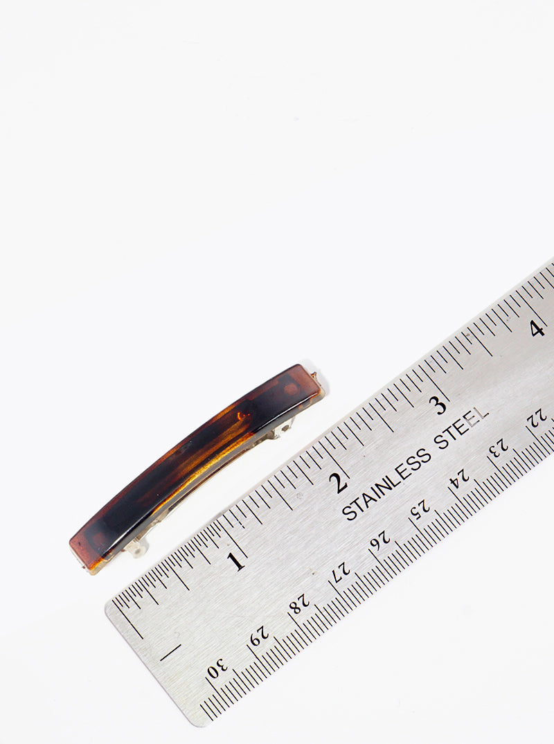 6-piece Curved Bar Acetate Hair Clips Set