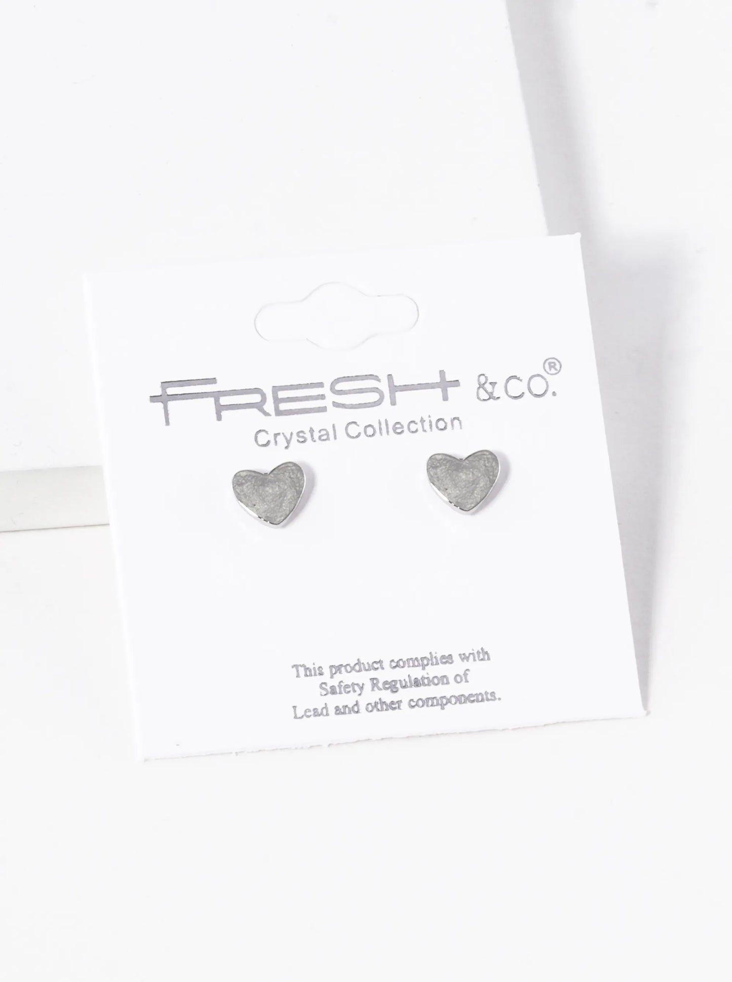 6mm Dainty Heart Stud Earrings
