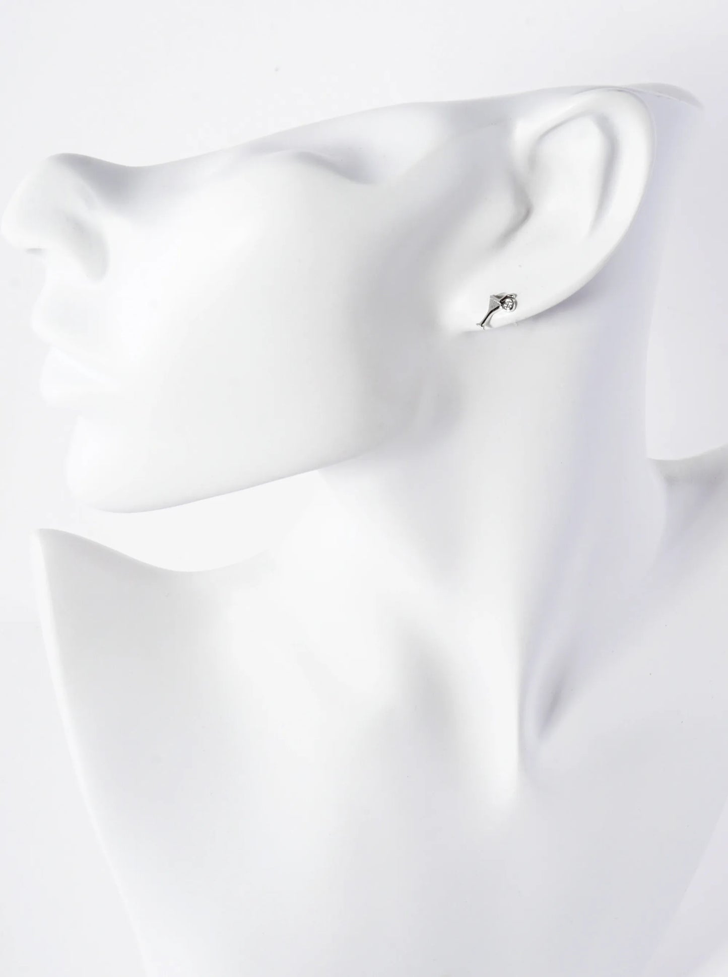 9mm Dainty Martini 18K-Gold-Dipped Brass Stud Earrings