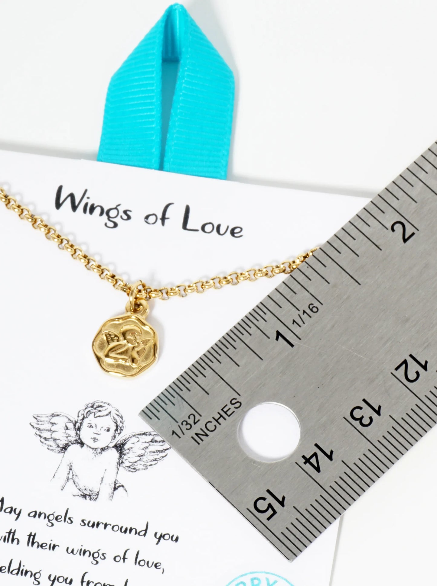 Angel Pendant Hypoallergenic Stainless Steel Necklace