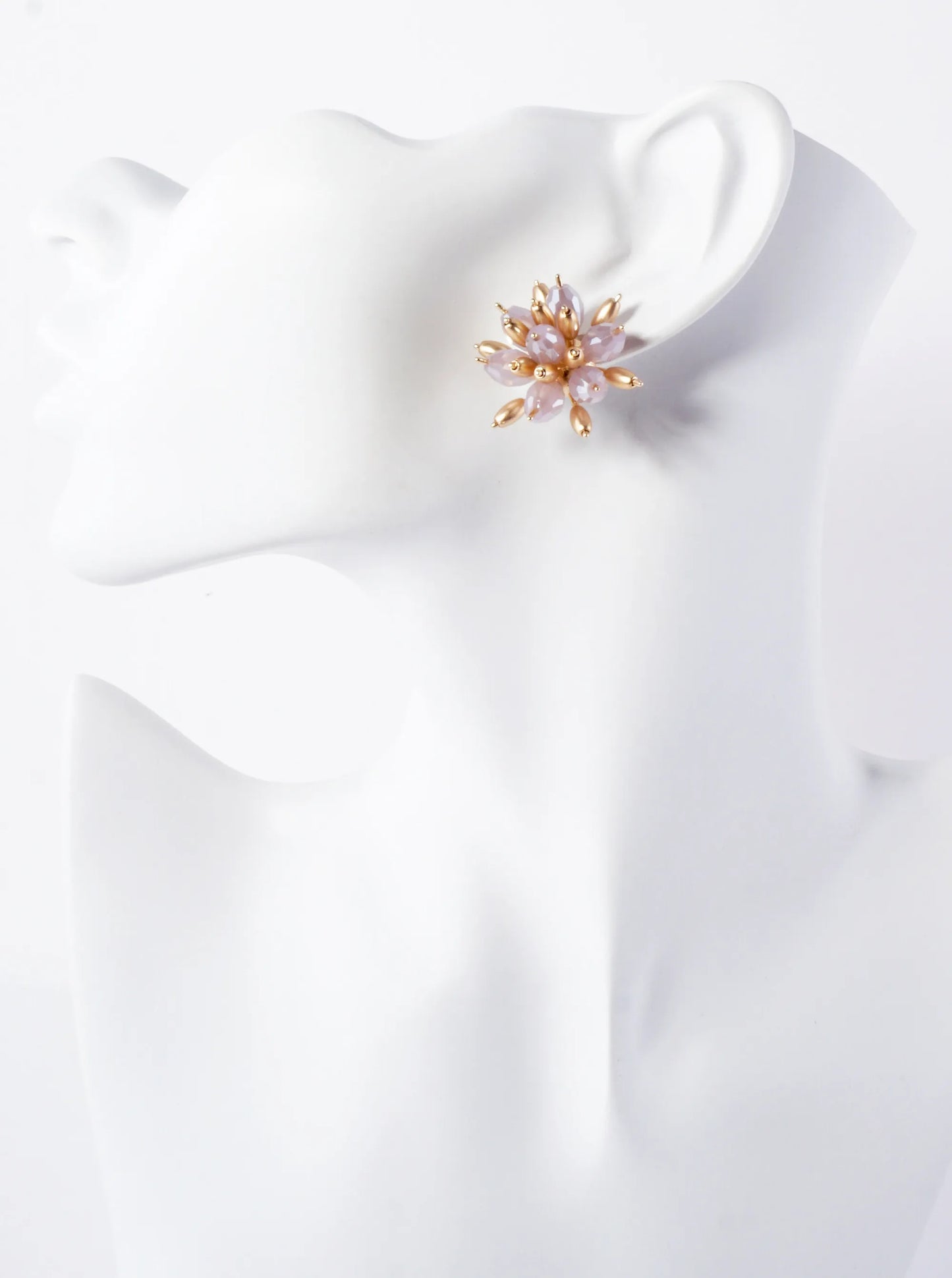 Botanical-Theme Floral Bloom Post Earrings