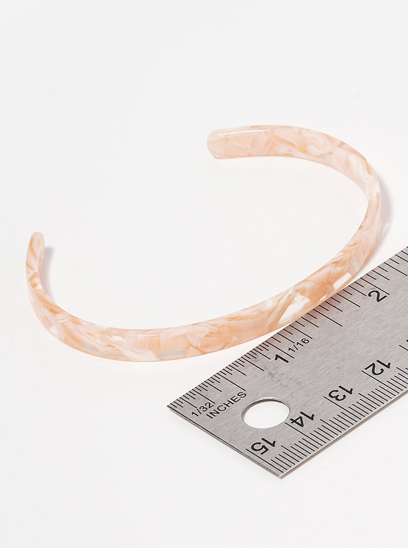 Cellulose Acetate Cuff Bracelet