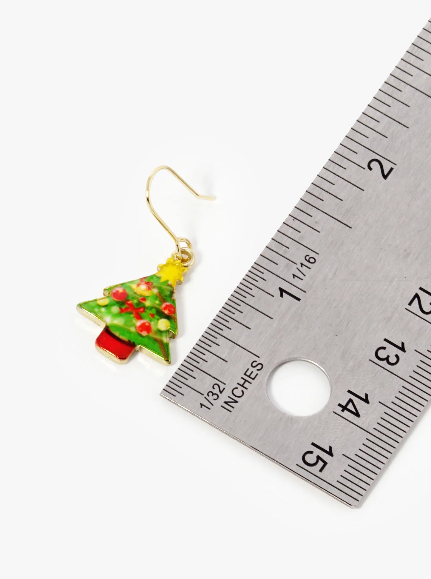 Christmas Tree Dangle Drop Earrings