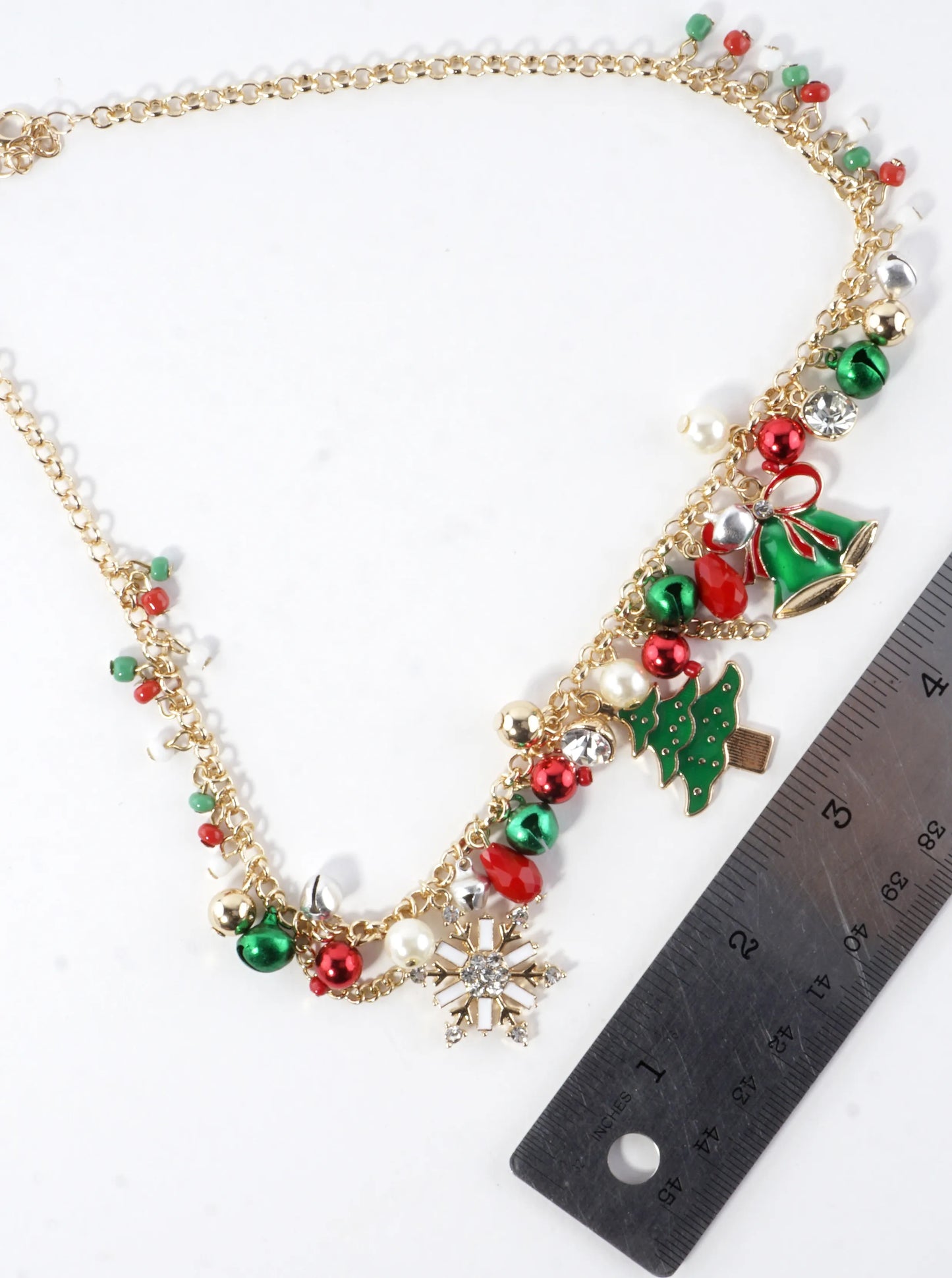 Colorful Christmas Charm Necklace