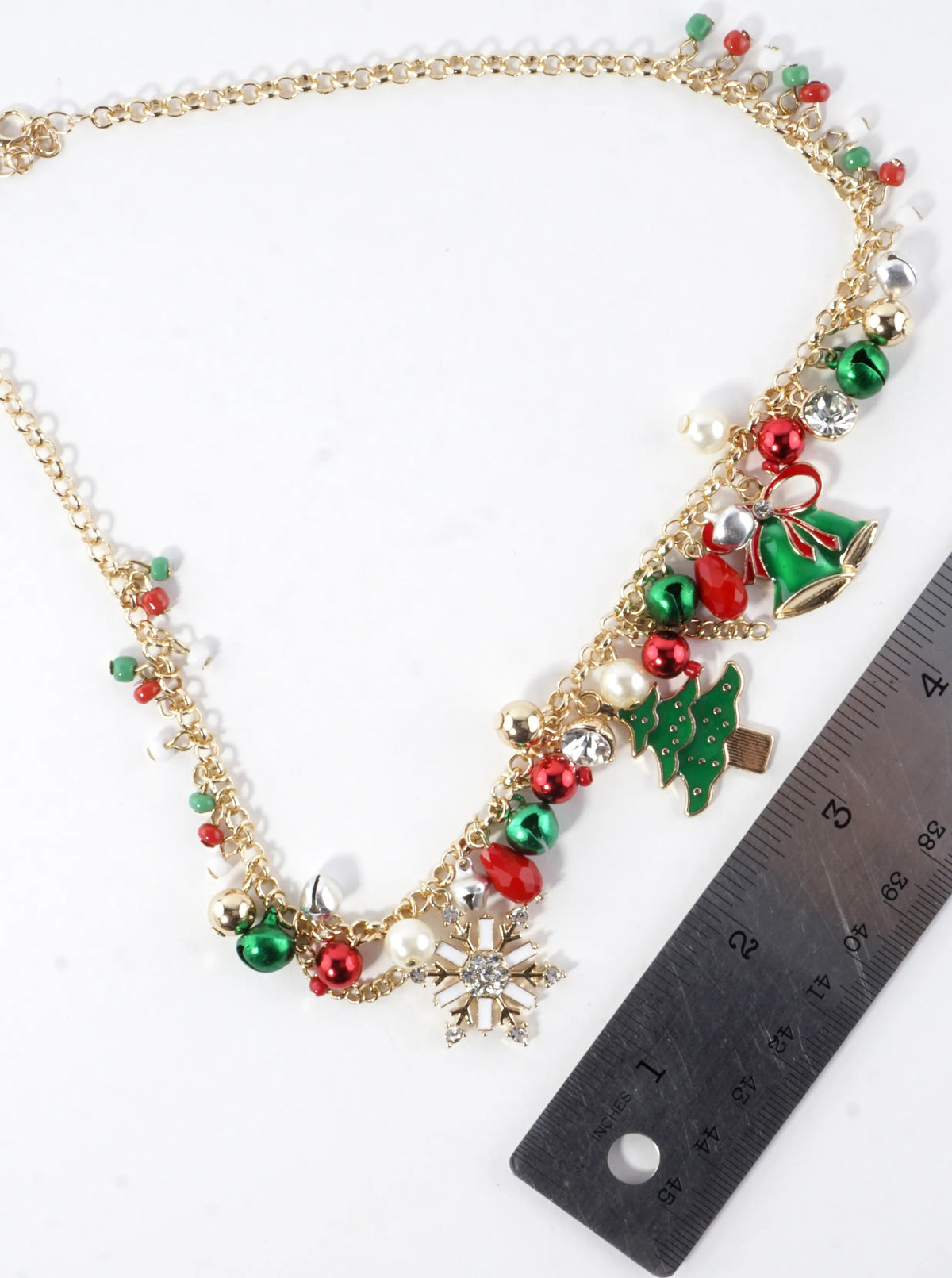 Colorful Christmas Charm Necklace