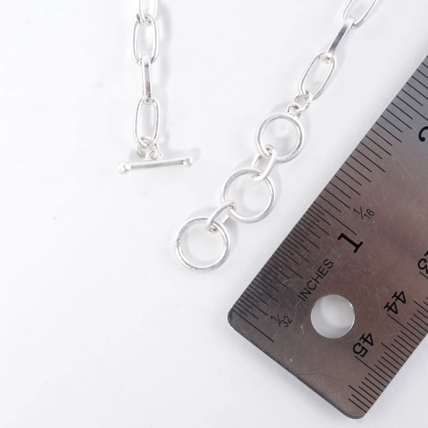 Cross Cluster Pendant Toggle Necklace