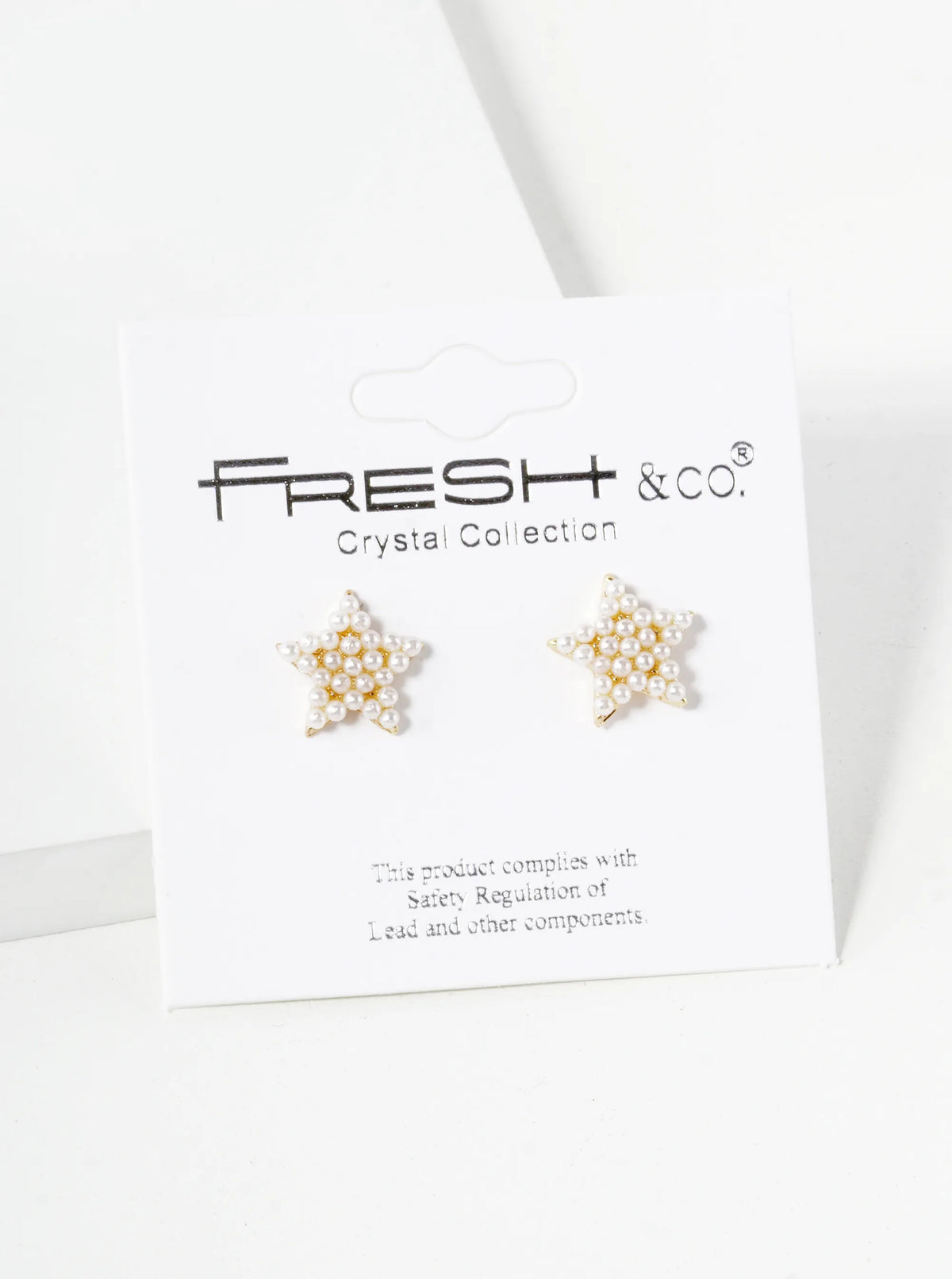 Crystal Pave 11mm Star Stud Earrings