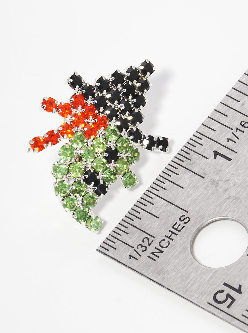 Crystal Pave Witch Halloween Themed Post Stud Earrings