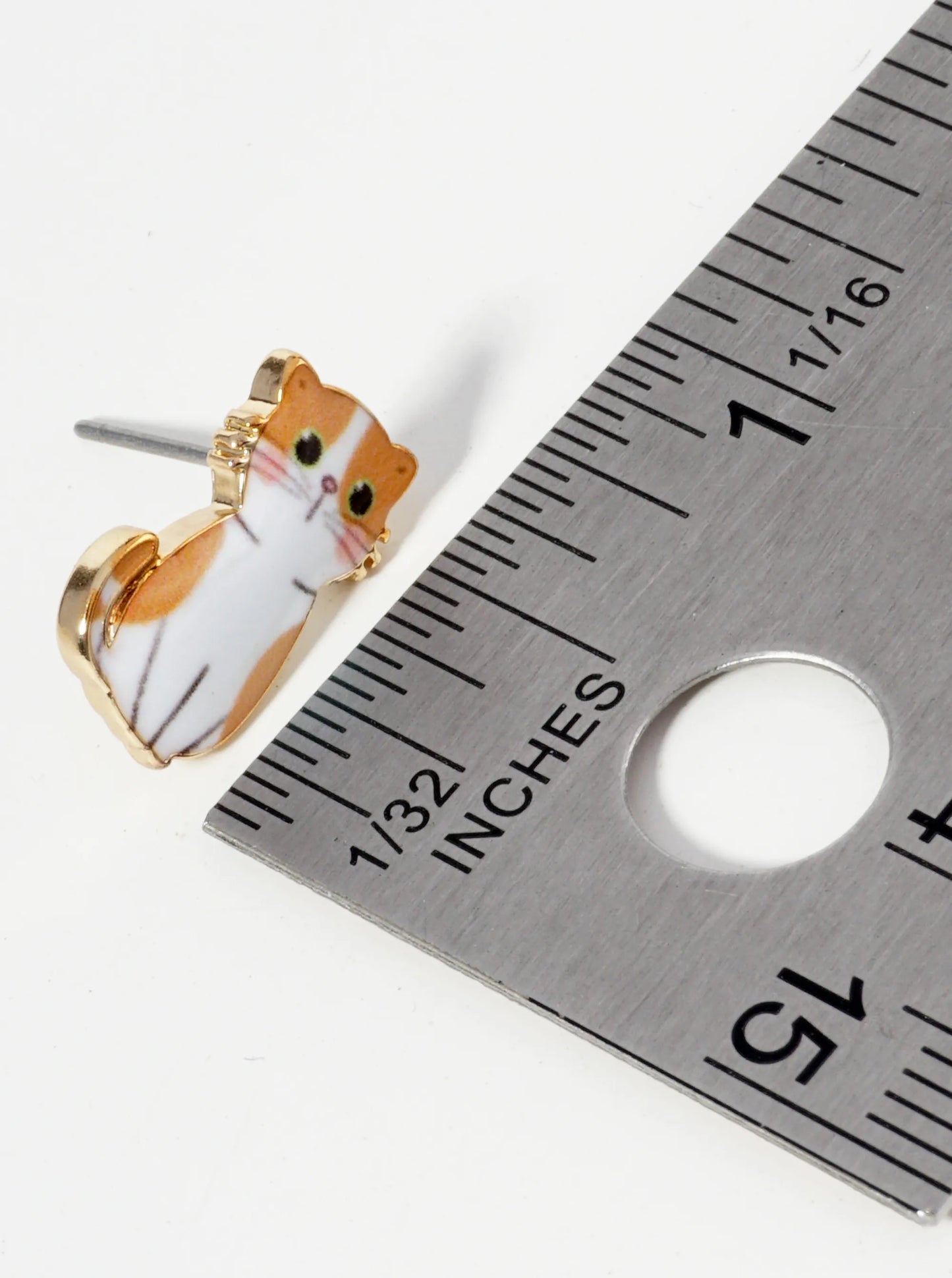 Dainty Cat Stud Earrings