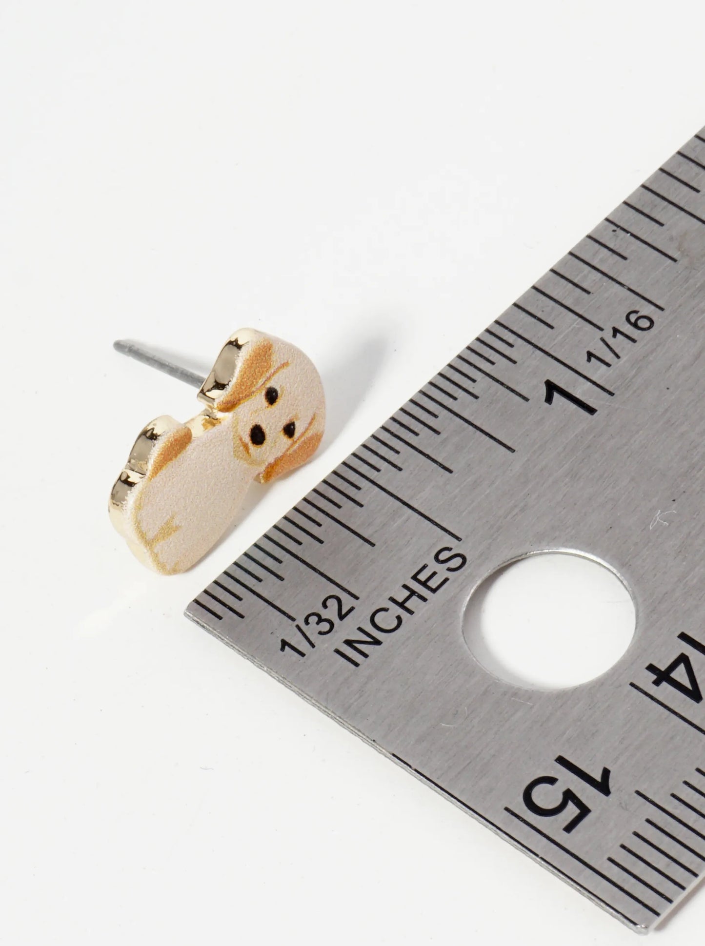 Dainty Dog Stud Earrings