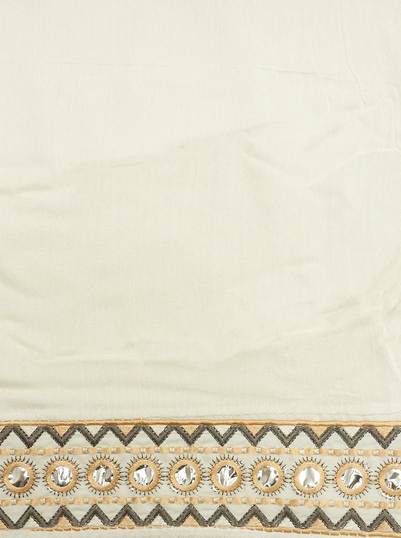 Embroidered Sleeveless Long Tunic Dress